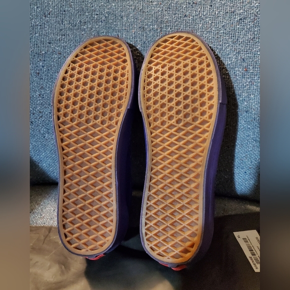 VansVault Old Skool VLT LX Croc Skin (Deep Blue)SamplePair Sz9Mens - Picture 6 of 10